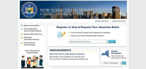 new york state board of election