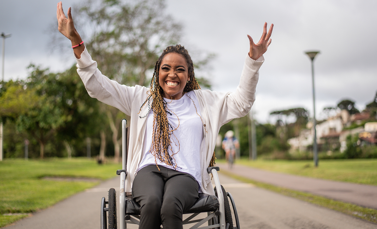 woman in wheel chair
