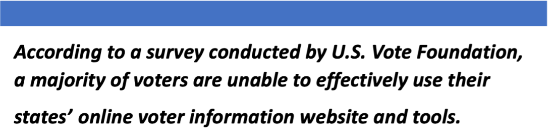 Statement about state website usability